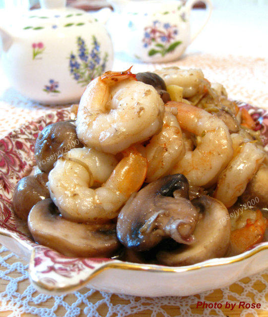 Shrimp and Mushroom Stir Fry