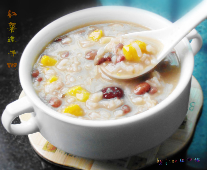 Sweet Potato and Lotus Seed Congee