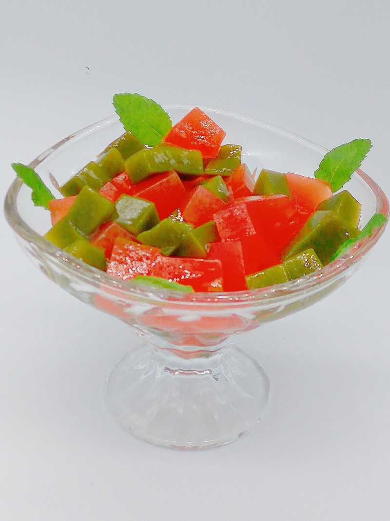 Green Tea Watermelon Jelly