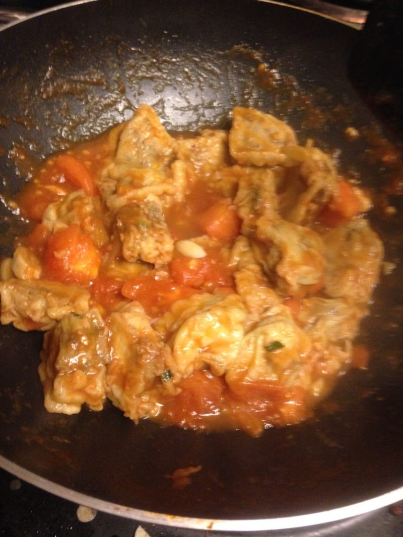 Steps for Making Tomato Braised Eggplant with Minced Meat