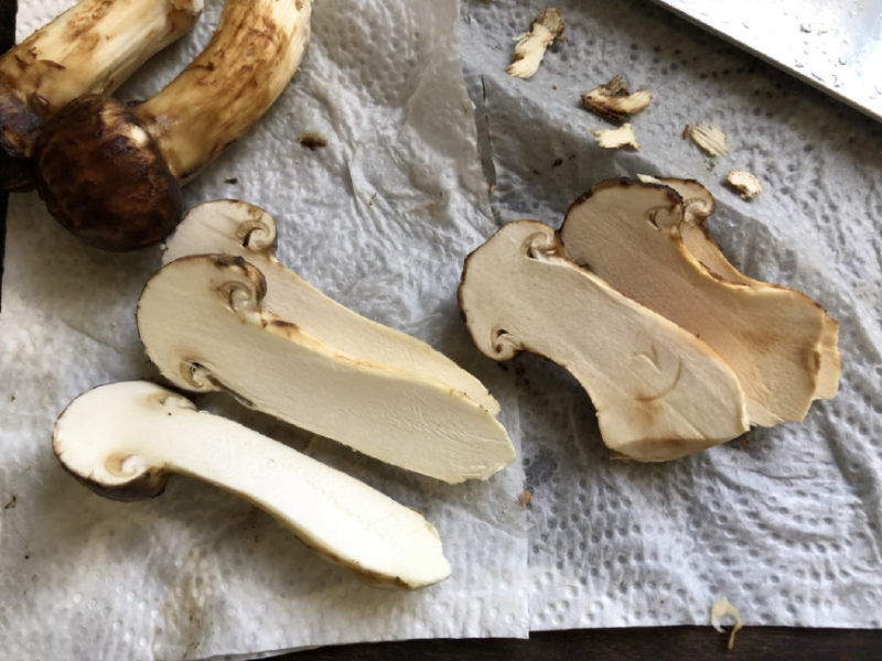 Steps to Make Matsutake Mushroom and Steamed Egg