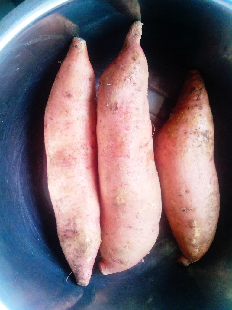 Steps for Baked Sweet Potatoes