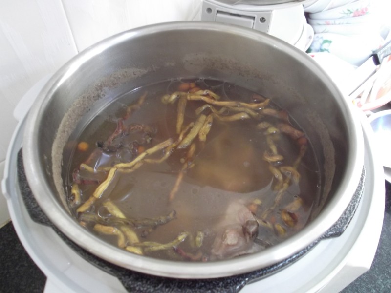 Codonopsis and Dendrobium Soup Cooking Steps