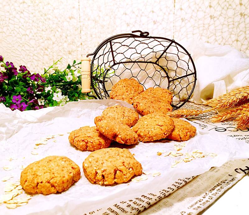 Oat Almond Cookies