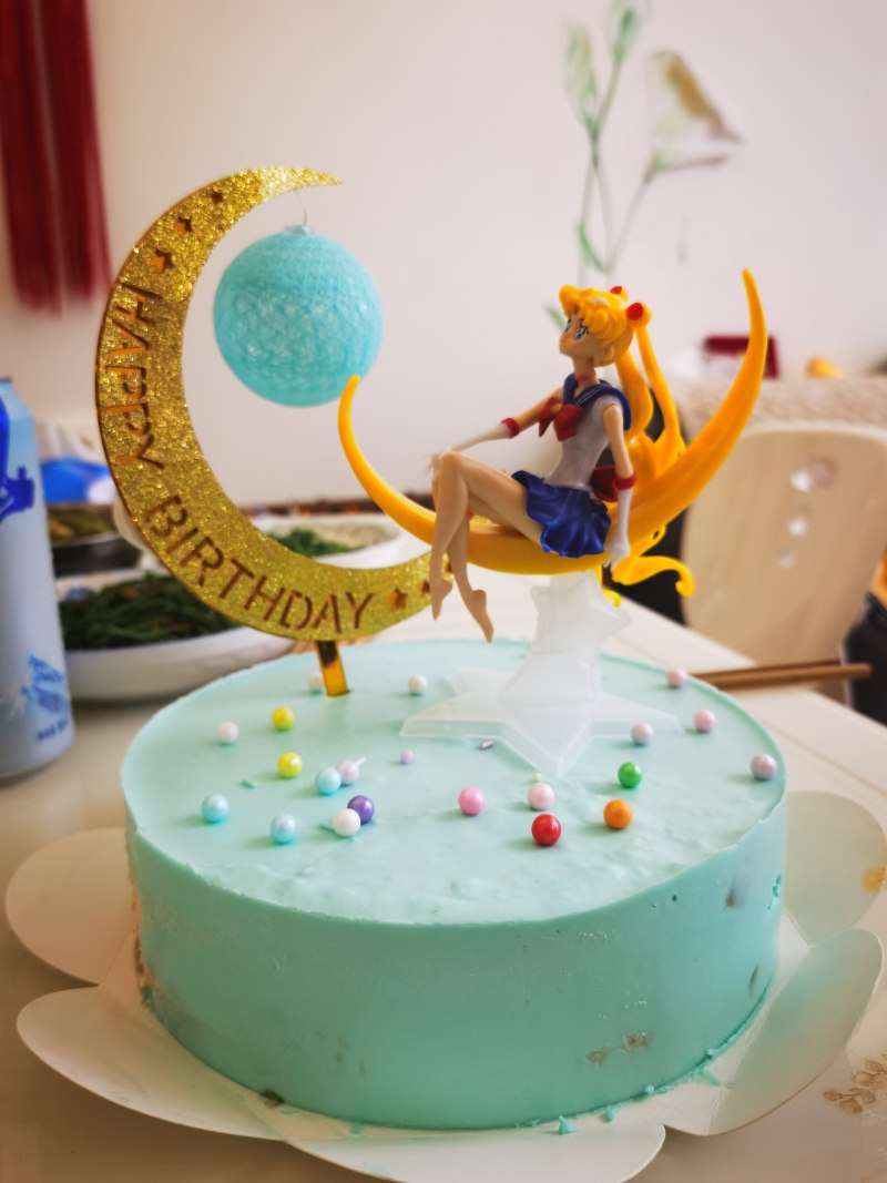 Sailor Moon Cake Making Steps