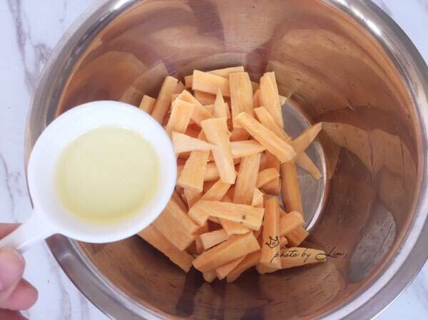 Steps to Make Coconut Sweet Potato Sticks