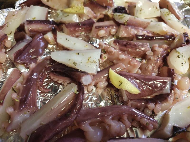 Step-by-Step Instructions for Octopus Vermicelli Salad