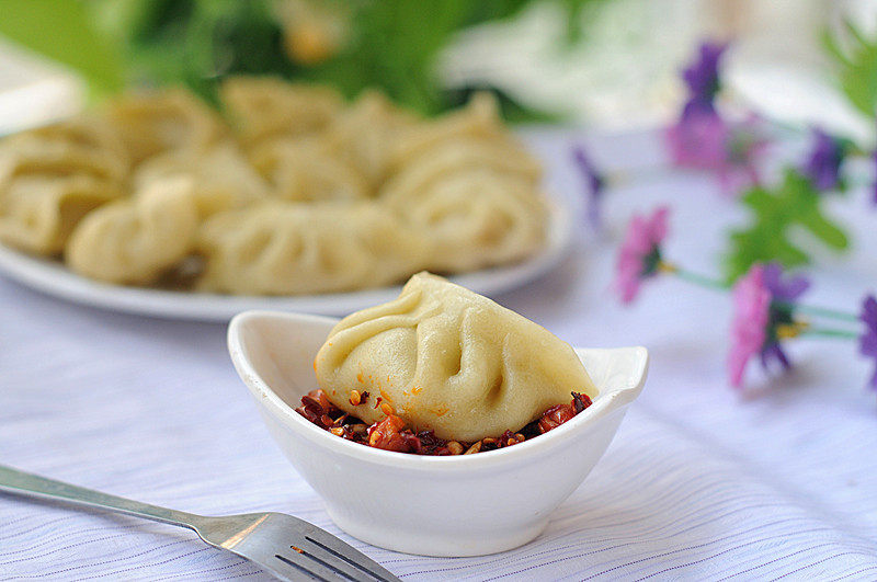 Vegetable Juice Water Chestnut Pork Steamed Dumplings