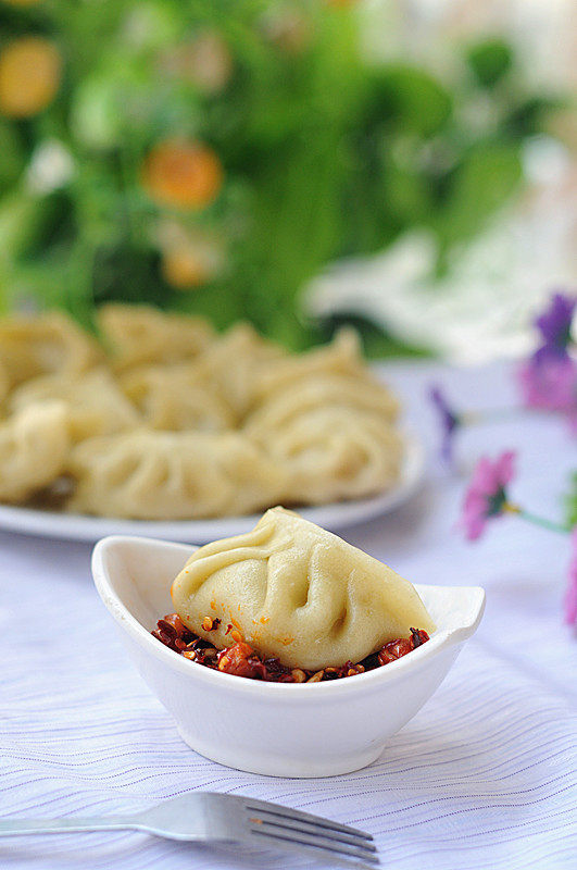 Vegetable Juice Water Chestnut Pork Steamed Dumplings