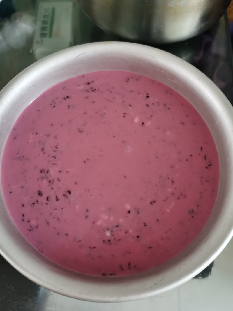 Mulberry Yogurt Mousse Preparation Steps