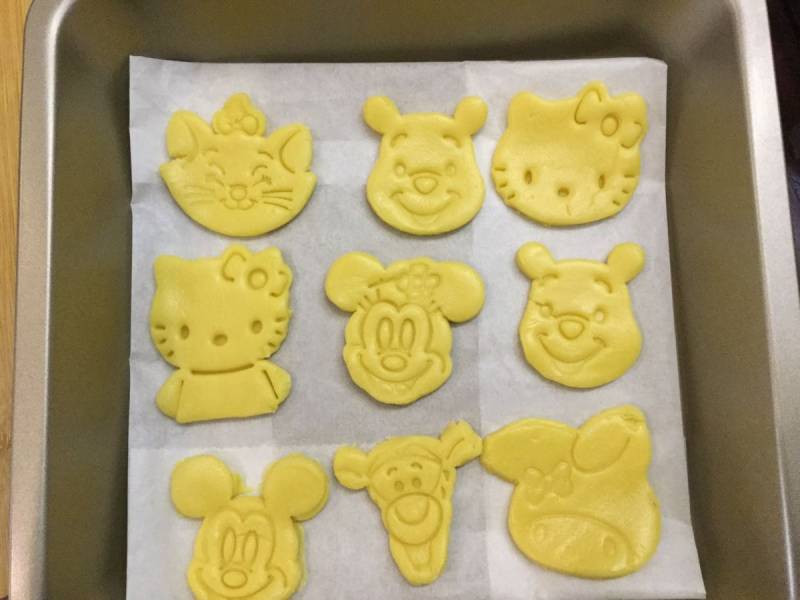 Steps for Making Cartoon Cookies