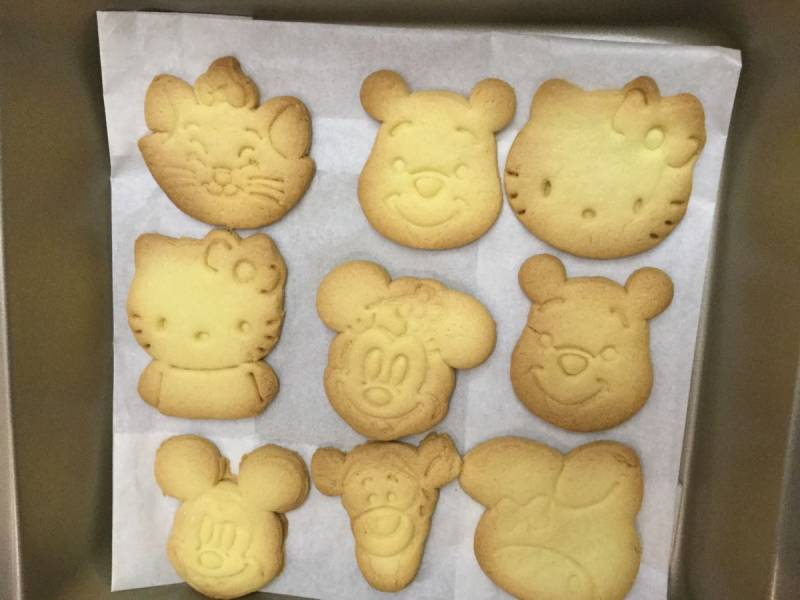 Steps for Making Cartoon Cookies