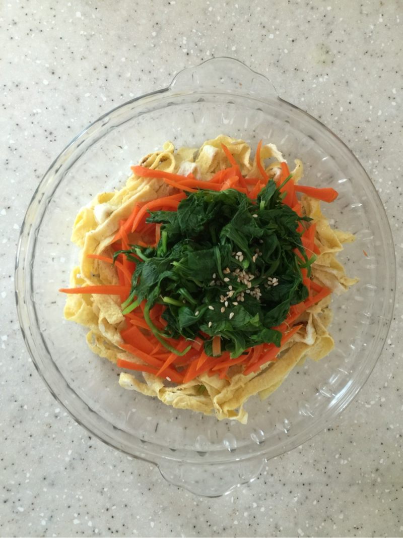 #Breakfast# Celery Leaf Salad Preparation Steps