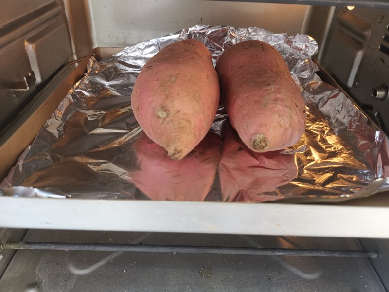 Steps for Baked Sweet Potato