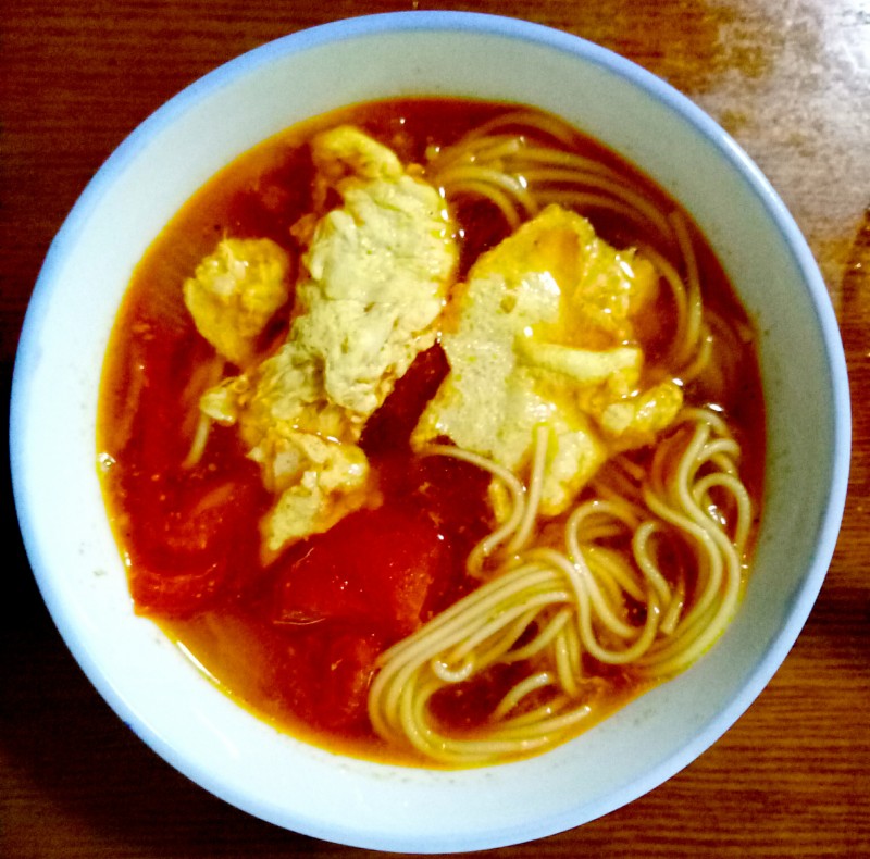 Light Dinner - Quick Hand-Pulled Noodle Soup