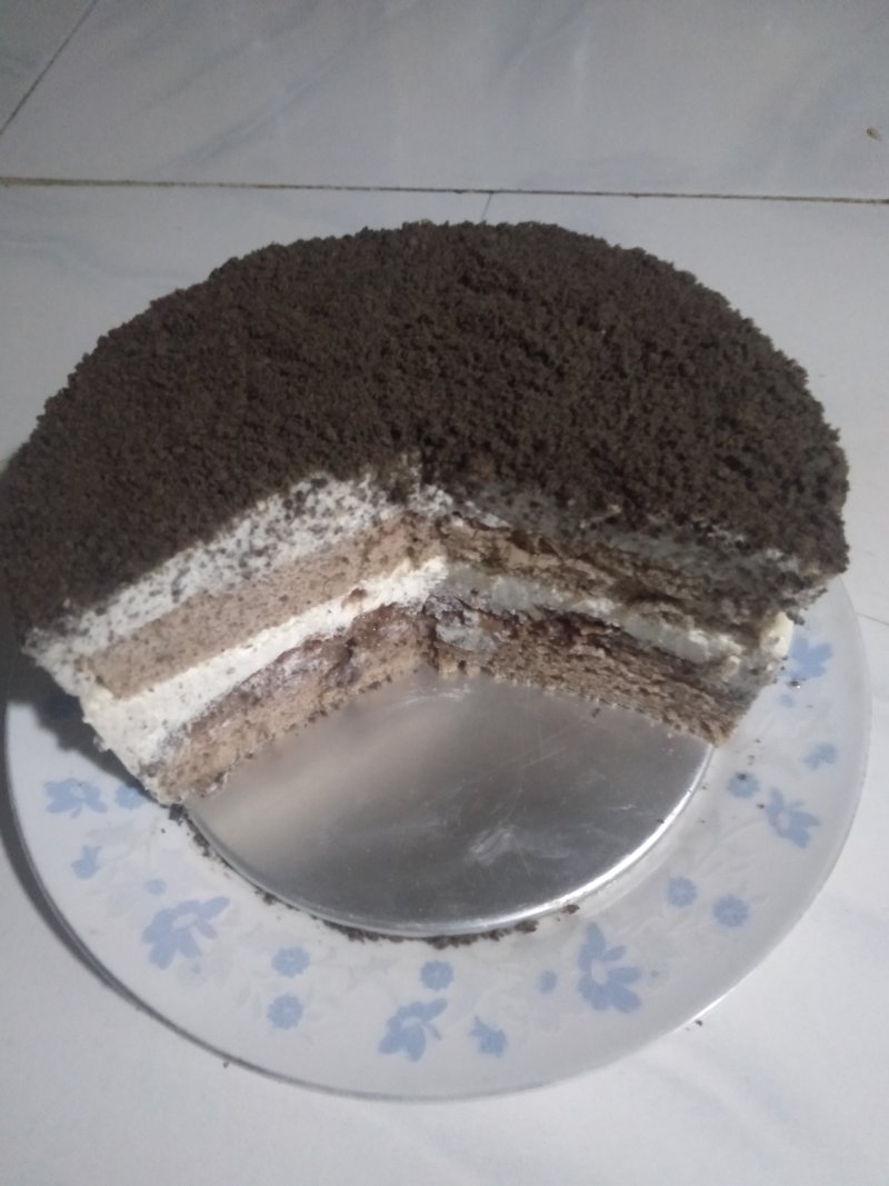 Steps for Making Oreo Mousse Cake