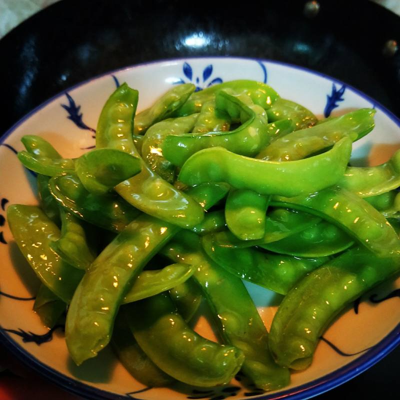 Squid Stir-Fried Snow Peas (How to Soak Dried Squid) Step-by-Step