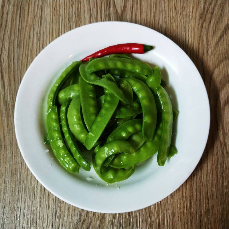 Squid Stir-Fried Snow Peas (How to Soak Dried Squid) Step-by-Step