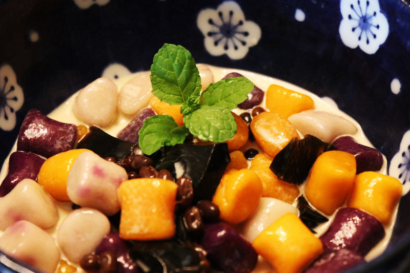 Grass Jelly Dessert