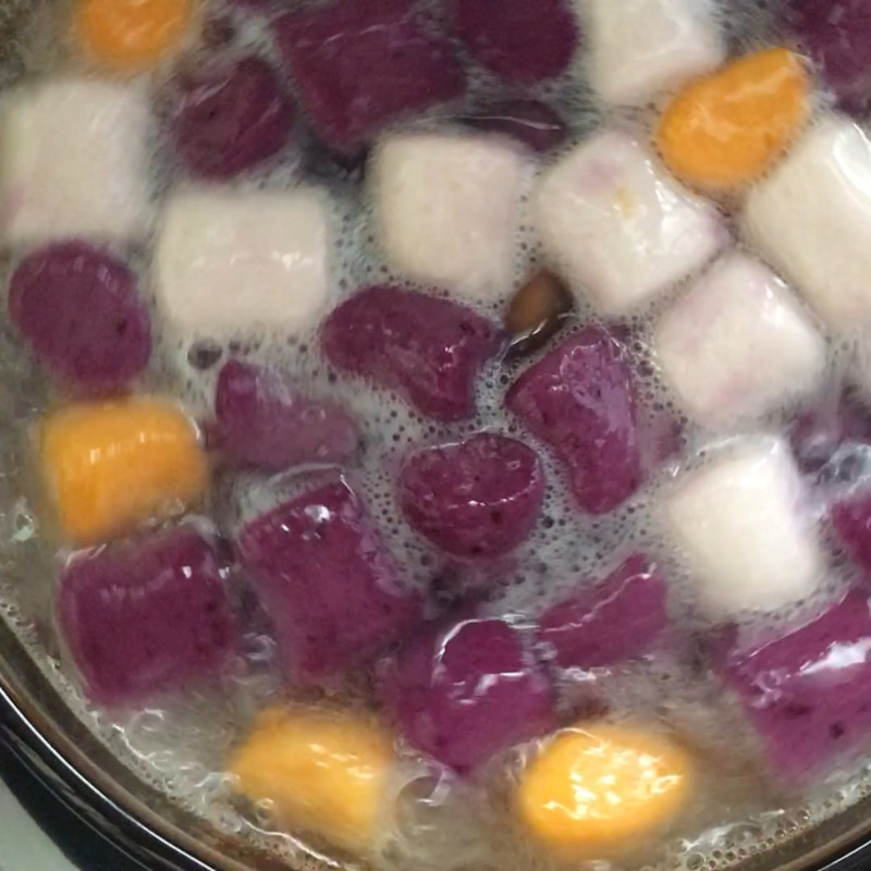 Grass Jelly Dessert Making Steps