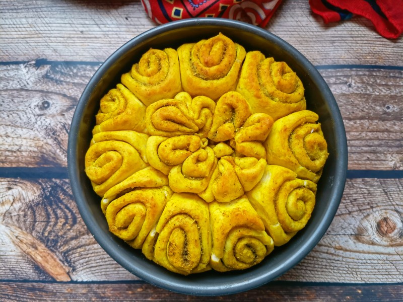 Roasted Bean Bread (Oven Version)