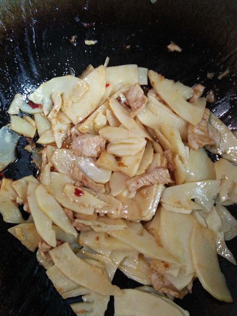 Stir-Fried Pork with Bamboo Shoots Steps