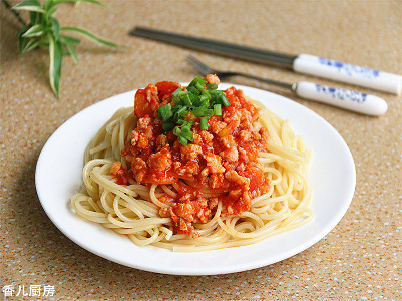 Tomato Meat Sauce Pasta