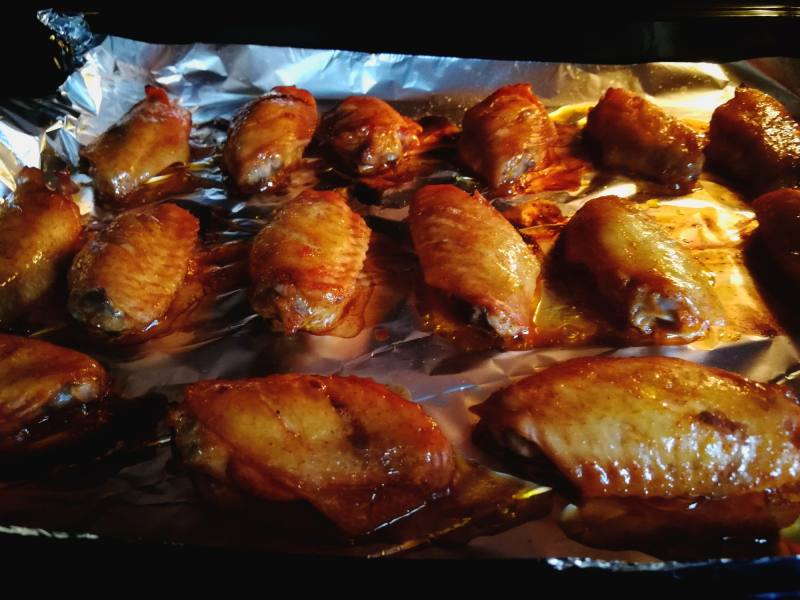 #FamilyDinner##OvenDish#Spicy Grilled Wings cooking steps