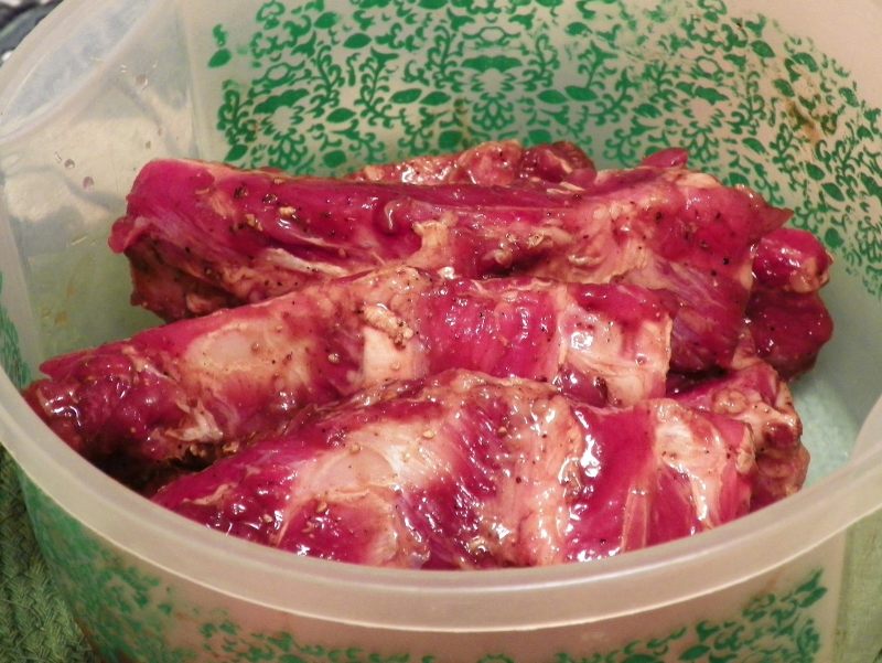 Steps for Making Red Wine Kyoto Pork Ribs