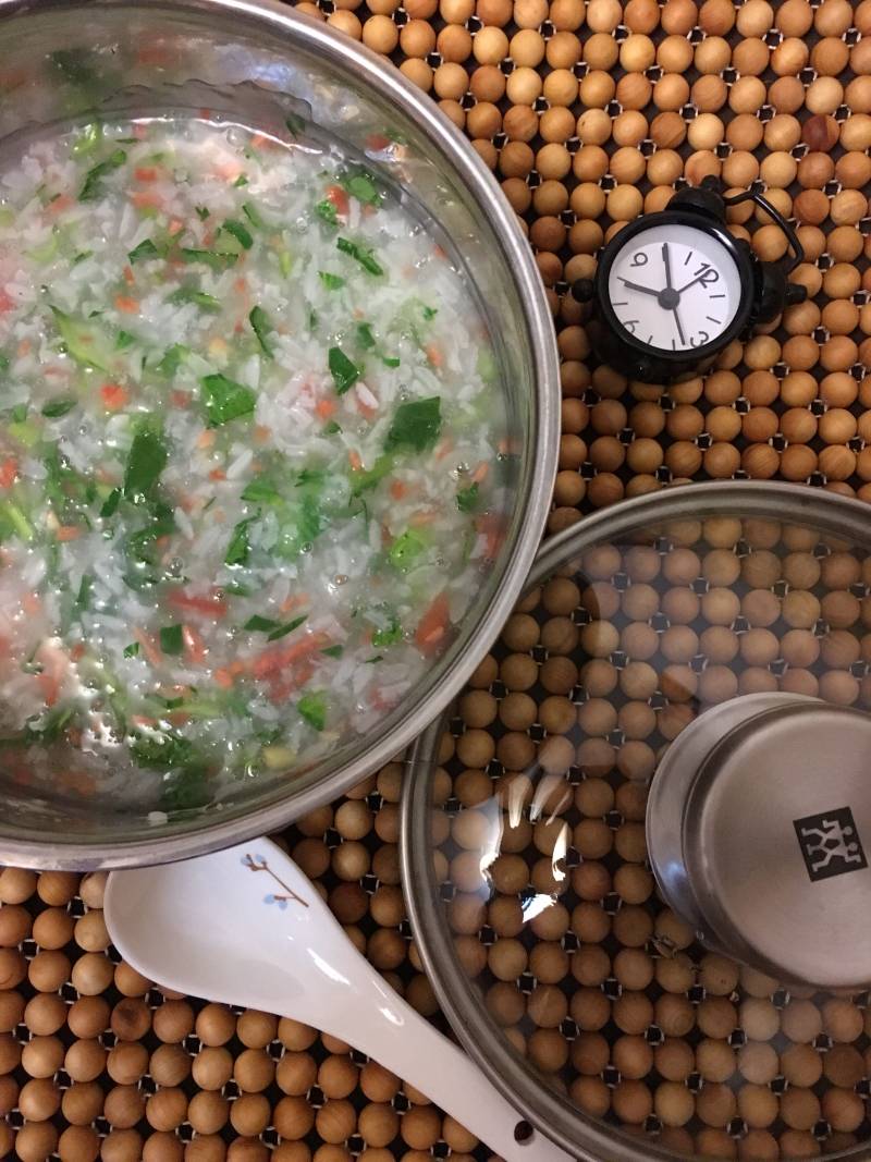 Steps to Make Veggie Congee