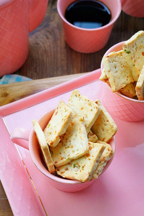 Fish Sausage and Scallion Biscuits