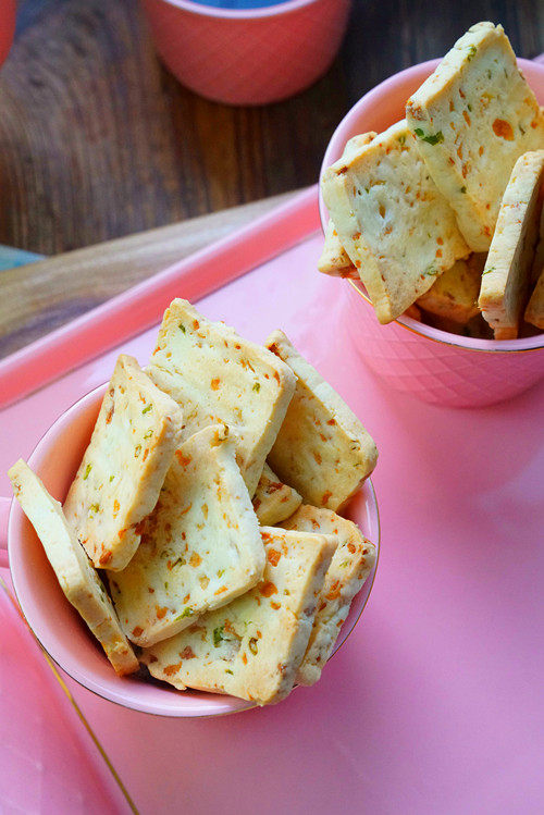 Fish Sausage and Scallion Biscuits