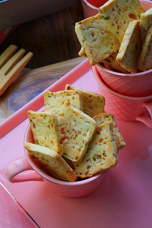 Fish Sausage and Scallion Biscuits