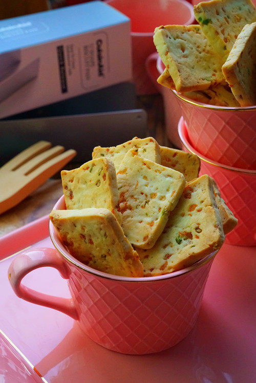 Fish Sausage and Scallion Biscuits