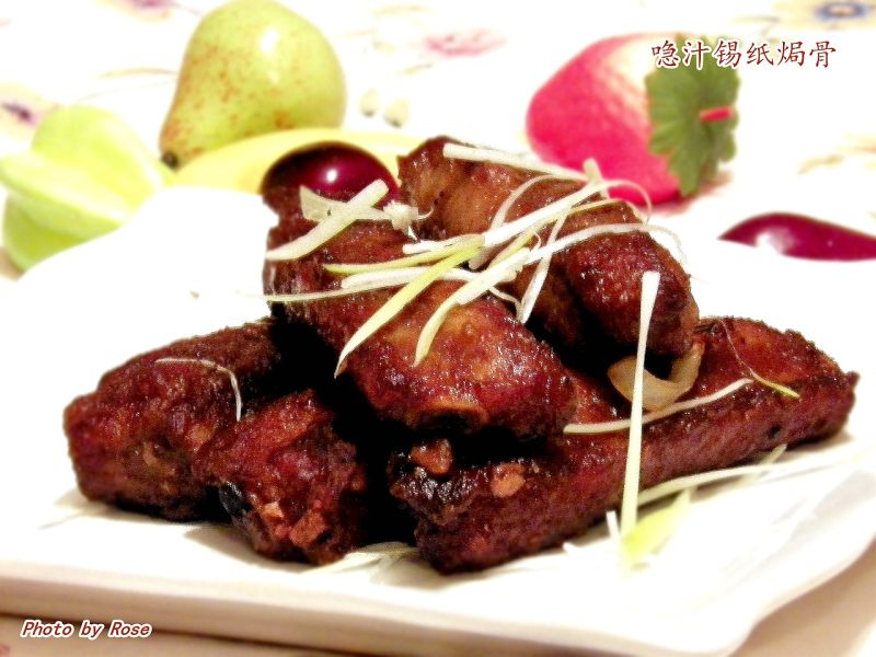 Chinese-style Baked Ribs in Foil