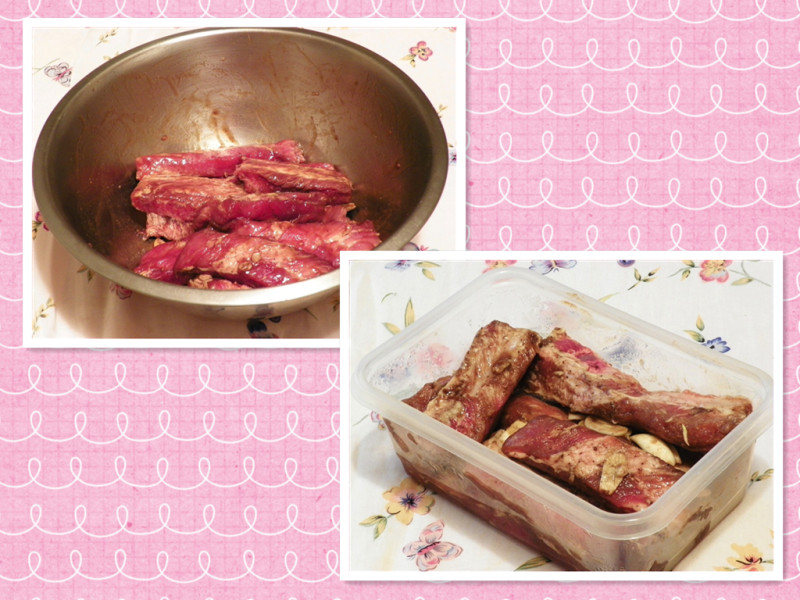 Steps for Making Chinese-style Baked Ribs in Foil