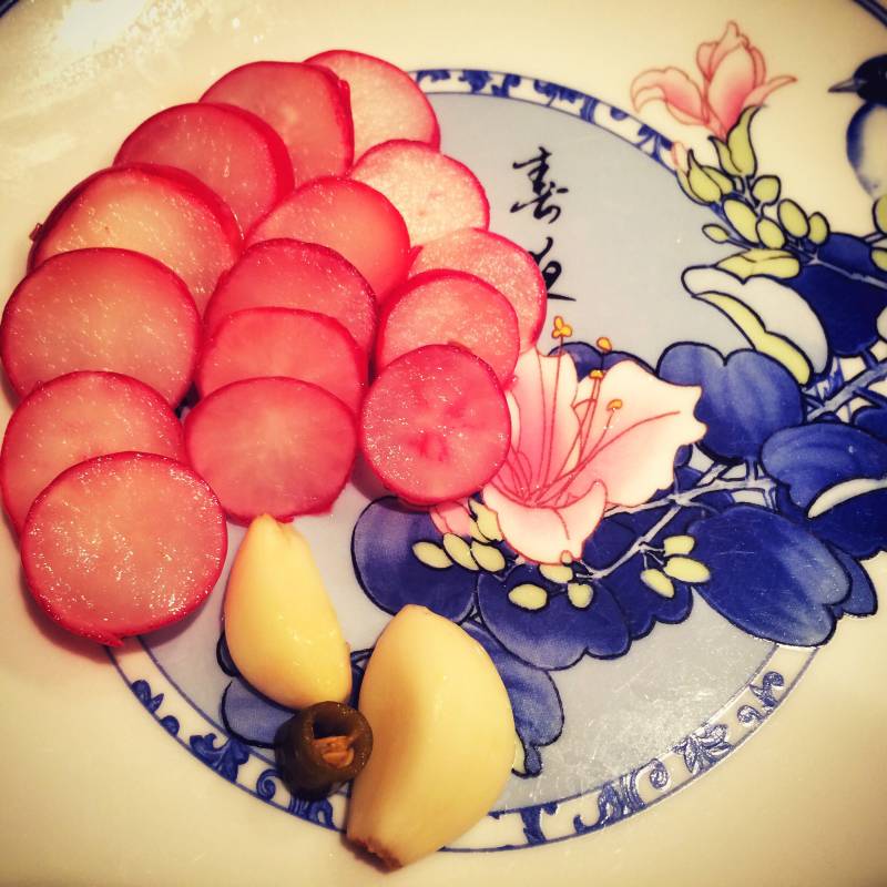 Pickled Cherry Radish with Peppers