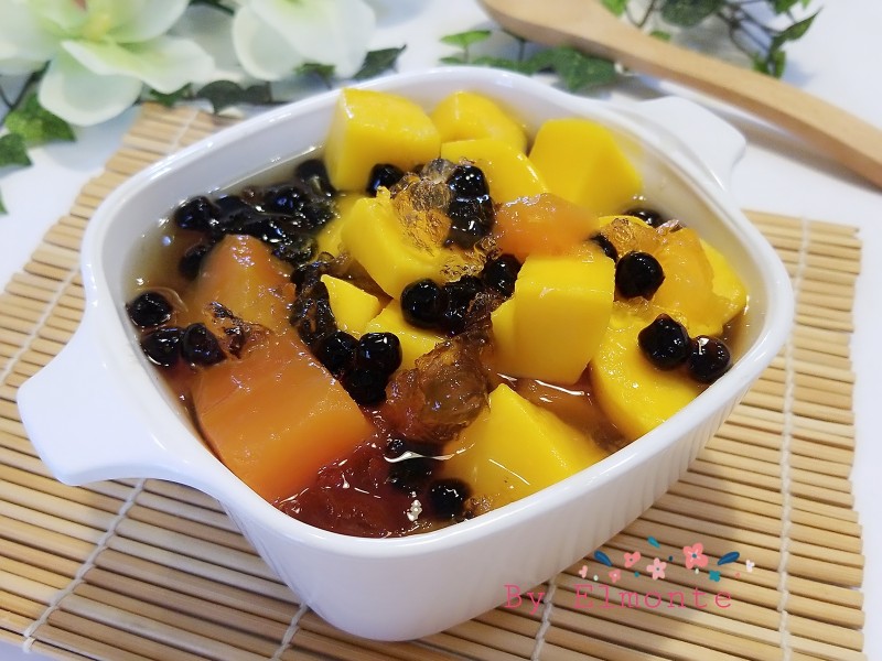 Papaya Mango Peach Gum Dessert