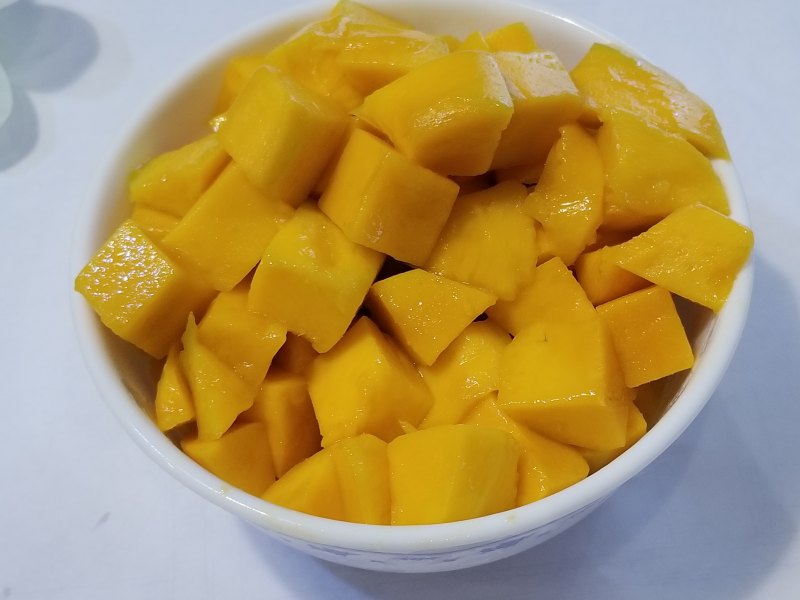 Steps for making Papaya Mango Peach Gum Dessert