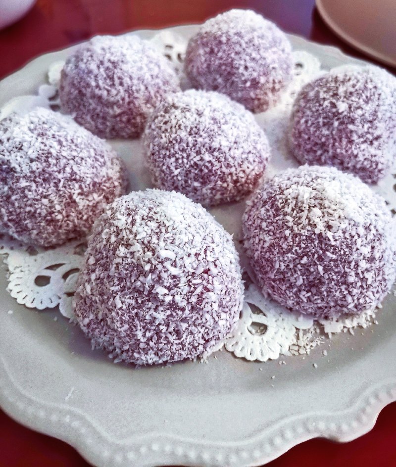 Purple Sweet Potato Glutinous Rice Cake