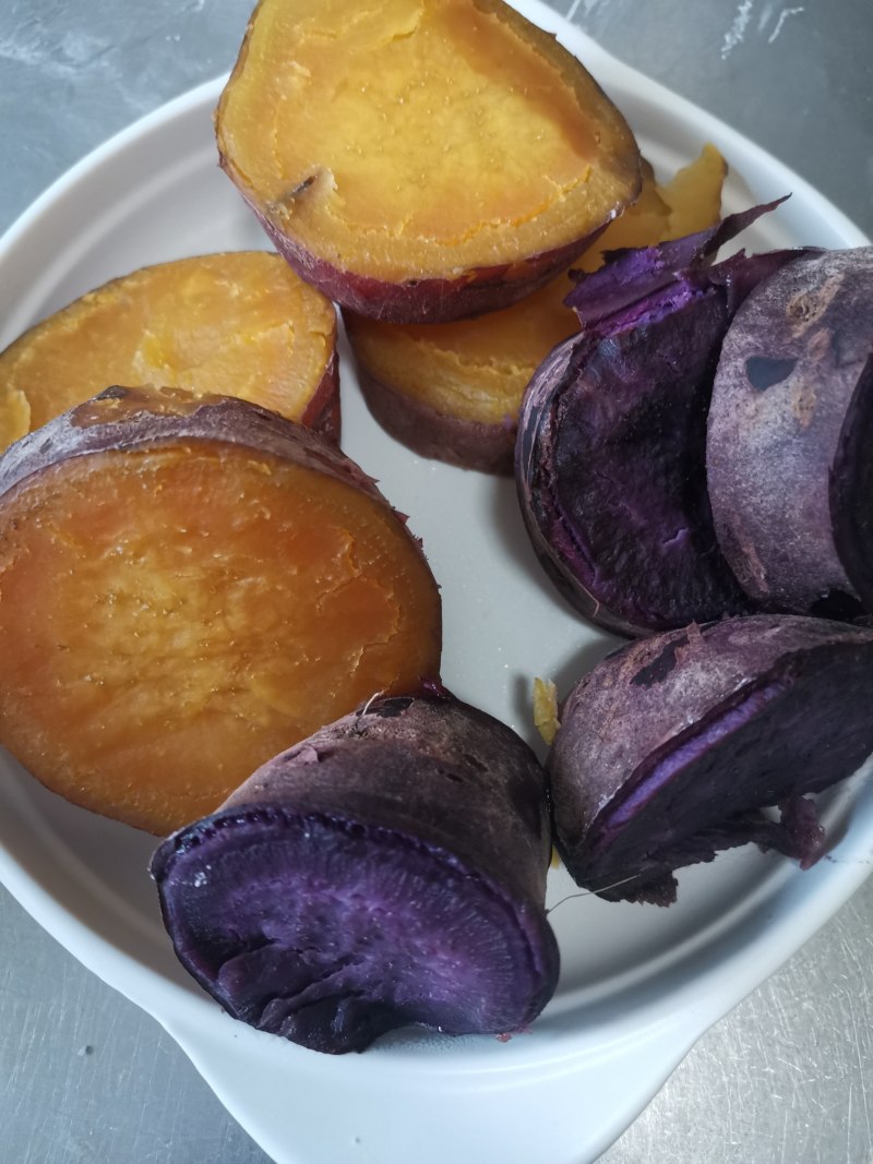 Steps for Making Purple Sweet Potato Glutinous Rice Cake