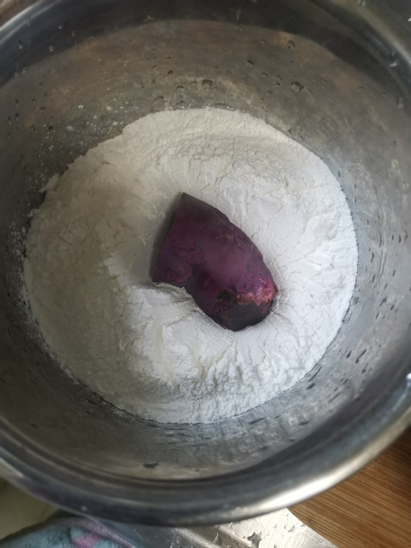 Steps for Making Purple Sweet Potato Glutinous Rice Cake