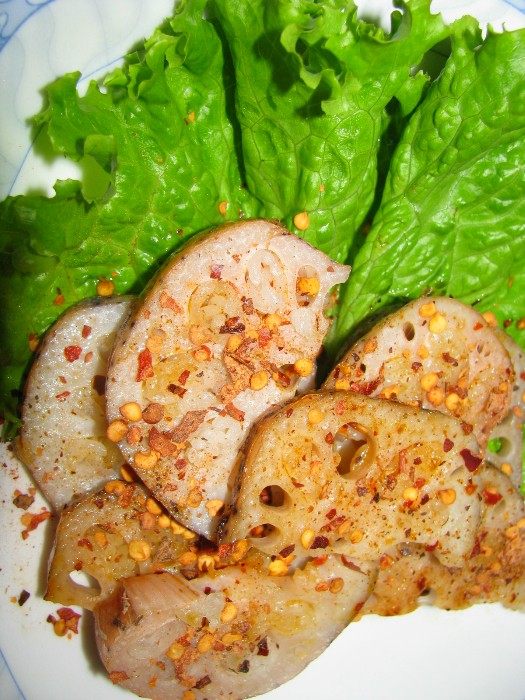 Grilled Sticky Rice Lotus Root