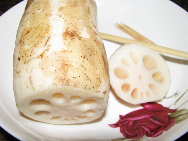 Steps for Grilled Sticky Rice Lotus Root