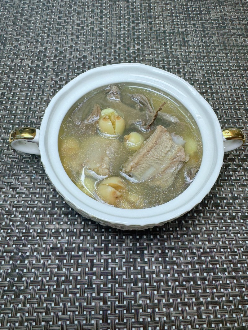 Lotus Seed Pork Heart and Rib Soup