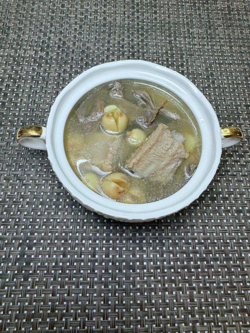 Lotus Seed Pork Heart and Rib Soup