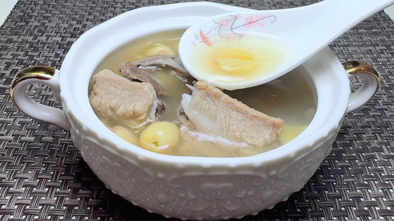 Lotus Seed Pork Heart and Rib Soup