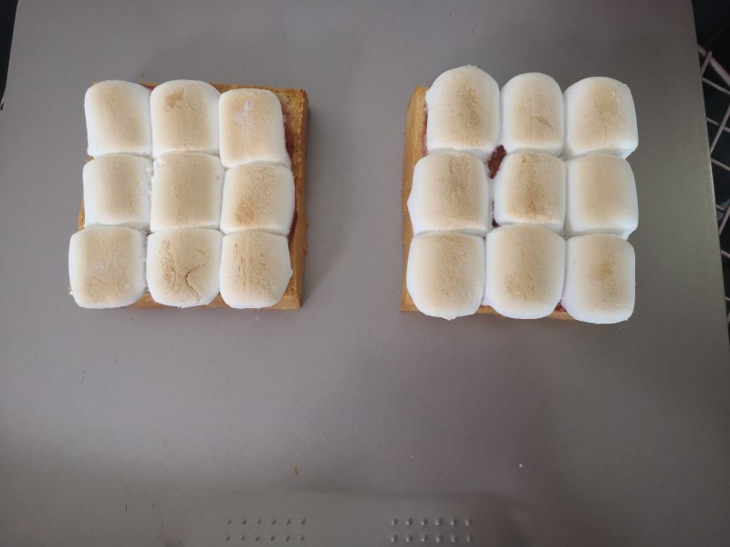 Marshmallow Toast Tart Making Steps