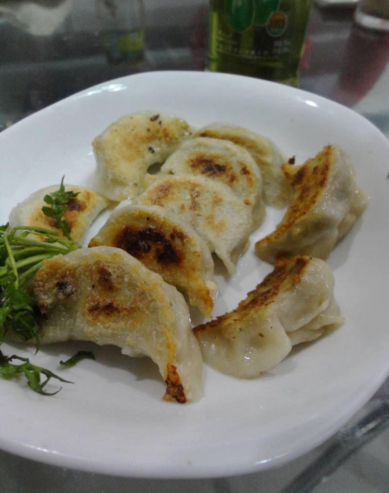 Two-in-One: Pork and Celery Pan-Fried Dumplings