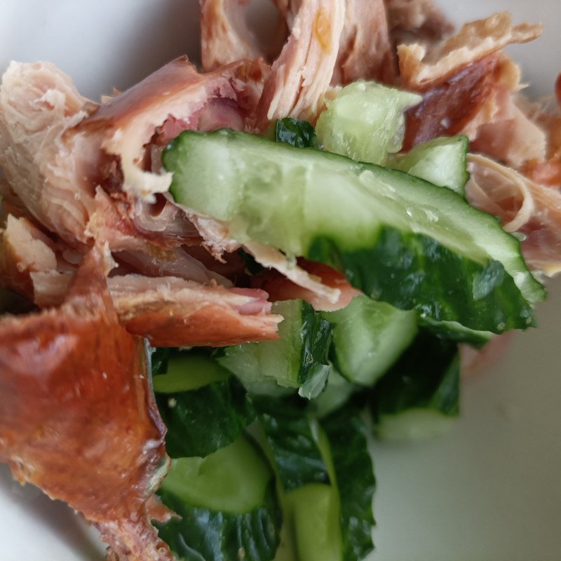 Steps to Make Cucumber and Smoked Chicken Salad